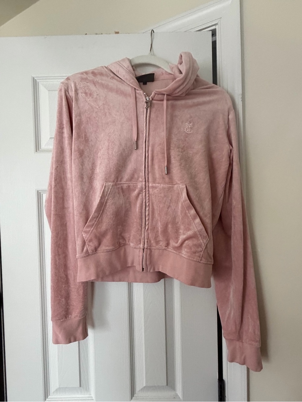 Juicy Couture Pink Velvet Hoodie